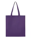 Q-Tees QTB Economical Tote in Purple