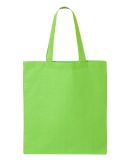 Q-Tees QTB Economical Tote in Lime