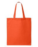 Q-Tees QTB Economical Tote in Orange