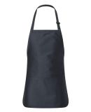 Q-Tees Q4250 Full-Length Apron with Pouch Pocket in Navy