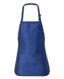 Q-Tees Q4250 Full-Length Apron with Pouch Pocket in Royal