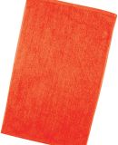 Q-Tees T200 Hemmed Hand Towel in Orange