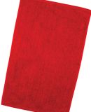 Q-Tees T200 Hemmed Hand Towel in Red