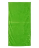 Q-Tees QV3060 Velour Beach Towel in Lime