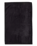 Q-Tees T300 Deluxe Hemmed Hand Towel Black