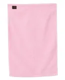 Q-Tees T300 Deluxe Hemmed Hand Towel Light Pink