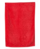 Q-Tees T300 Deluxe Hemmed Hand Towel in Red