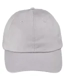 Big Accessories BX880SB Unstructured 6-Panel Cap LIGHT GRAY