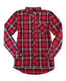 Boxercraft F50 Women's Flannel Shirt in Navy/ red
