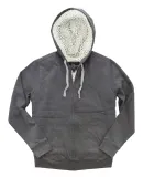 Boxercraft Q19 Sherpa Full-Zip Hooded Sweatshirt Granite