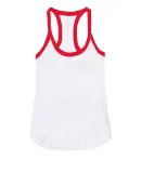 Boxercraft T48 Women's Ringer Tank Top White/ Red