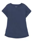 Boxercraft T57 Women's Vintage Cuff T-Shirt Navy