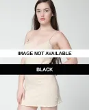 6364 American Apparel Sheer Jersey Chemise Black