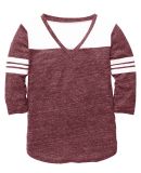 Boxercraft T36 Women's Glory Days T-Shirt in Maroon heather