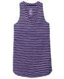 Boxercraft T89 Women's Margo Tank Purple Stripe