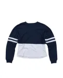 Boxercraft T15 Women's Cropped Retro Jersey Navy/ Oxford