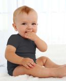 Boxercraft BK01 Baby Essential Bodysuit in Charcoal