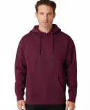 Cotton Heritage M2650 Heavyweight Hoodie in Maroon