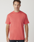 Cotton Heritage OU1690 Garment Dye Short Sleeve in Flamingo