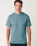 Cotton Heritage OU1690 Garment Dye Short Sleeve in Dusty teal