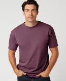 Cotton Heritage OU1690 Garment Dye Short Sleeve in Plum wine