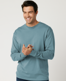 Cotton Heritage OU1964 Garment Dye Long Sleeve in Dusty teal