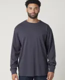 Cotton Heritage OU1964 Garment Dye Long Sleeve in Pirate black