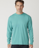 Cotton Heritage OU1964 Garment Dye Long Sleeve in Sea green