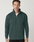 Cotton Heritage M2475 Quarter-Zip Fleece in Pine