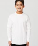 Cotton Heritage YC1146 Youth Long Sleeve Tee in White