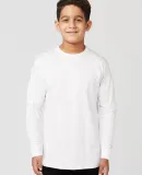 Cotton Heritage YC1146 Youth Long Sleeve Tee White