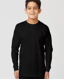 Cotton Heritage YC1146 Youth Long Sleeve Tee Black