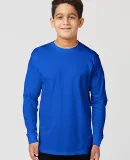 Cotton Heritage YC1146 Youth Long Sleeve Tee Team Royal