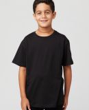 Cotton Heritage YC1046 Youth Short Sleeve t-shirt in Black