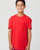 Cotton Heritage YC1046 Youth Short Sleeve t-shirt in Team red