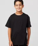 Cotton Heritage YC1046 Youth Short Sleeve Black