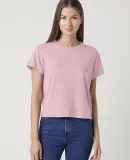 Cotton Heritage OW1086 High-Waisted Crop Tee in Pale rosette