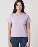 Cotton Heritage OW1086 High-Waisted Crop Tee in Lavender