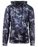 Burnside Clothing 8670 Performance Raglan Pullover Navy Tie Dye