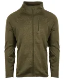 Burnside Clothing 3901 Sweater Knit Jacket in Military green