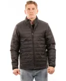 Burnside Clothing 8713 Elemental Puffer Jacket in Black