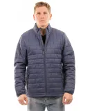 Burnside Clothing 8713 Elemental Puffer Jacket in Navy