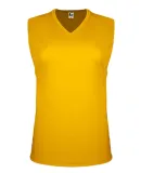 C2 Sport 5663 Women's Sleeveless V-Neck T-Shirt Gold