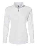 C2 Sport 5602 Women's Quarter-Zip Pullover White