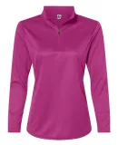 C2 Sport 5602 Women's Quarter-Zip Pullover Hot Pink