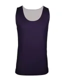 C2 Sport 5729 Reversible Mesh Tank Purple/ White