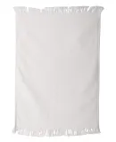 Carmel Towel Company C1118 Fringed Towel White