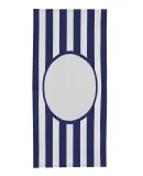 Carmel Towel Company C3060ST Striped Beach Towel Navy