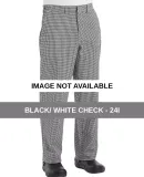 Chef Designs 2020 Cook Pants Black/ White Check - 24I