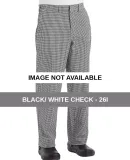 Chef Designs 2020 Cook Pants Black/ White Check - 26I